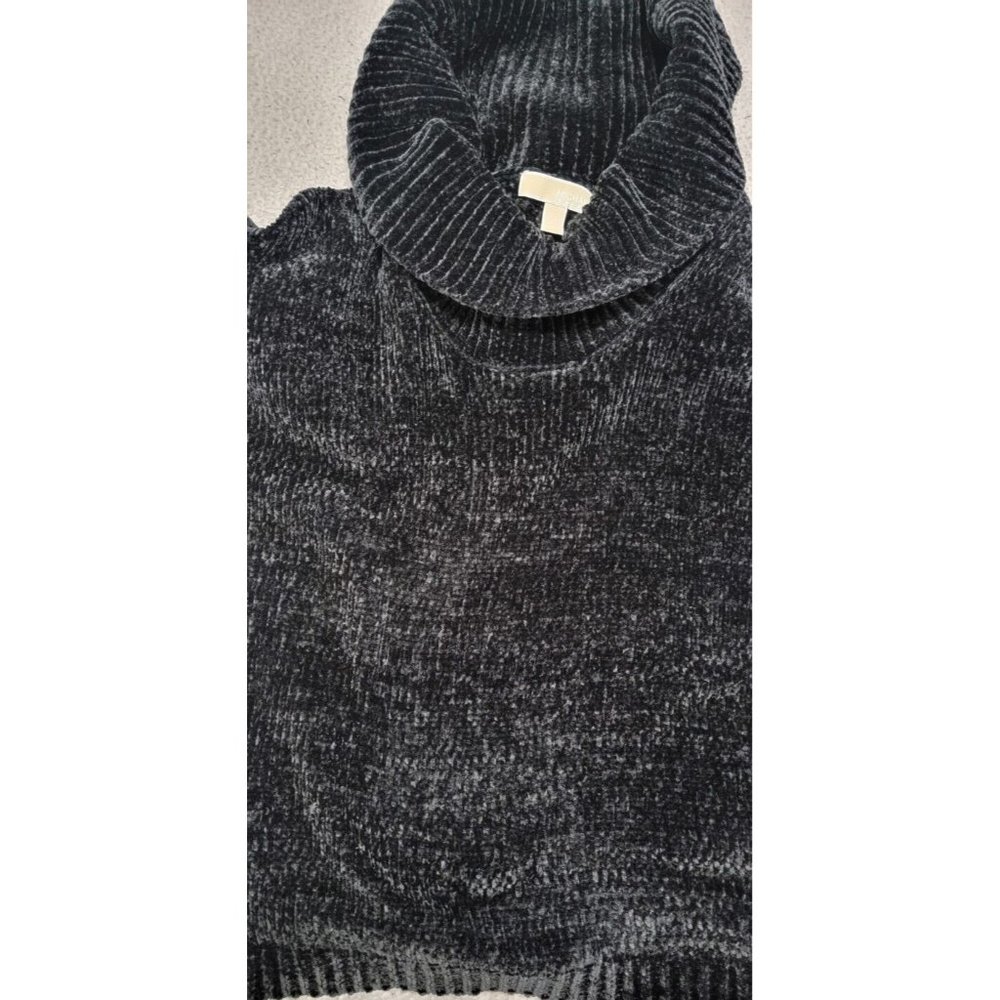 Michael Kors Women's Large Black Long Sleeve Turtleneck Sweater - Picture 12 of 14